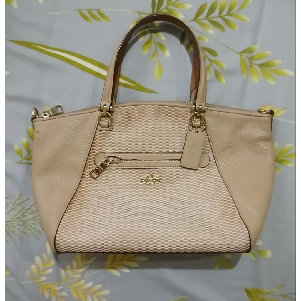 Tas Coach Legacy Jacquard Prairie Satchel PRELOVED