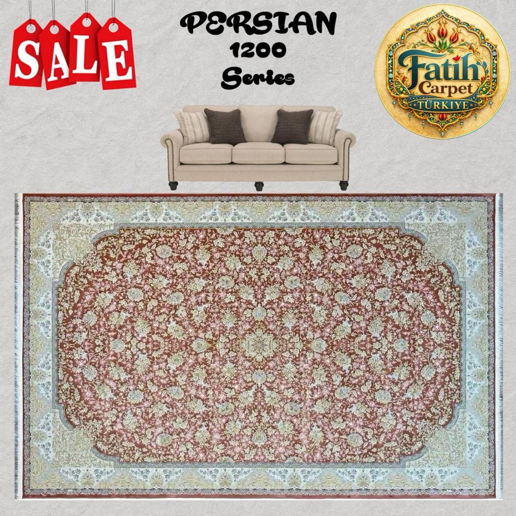 Karpet Premium Klasik Import Iran Reeds 1200 - LIGHTRED JANAN