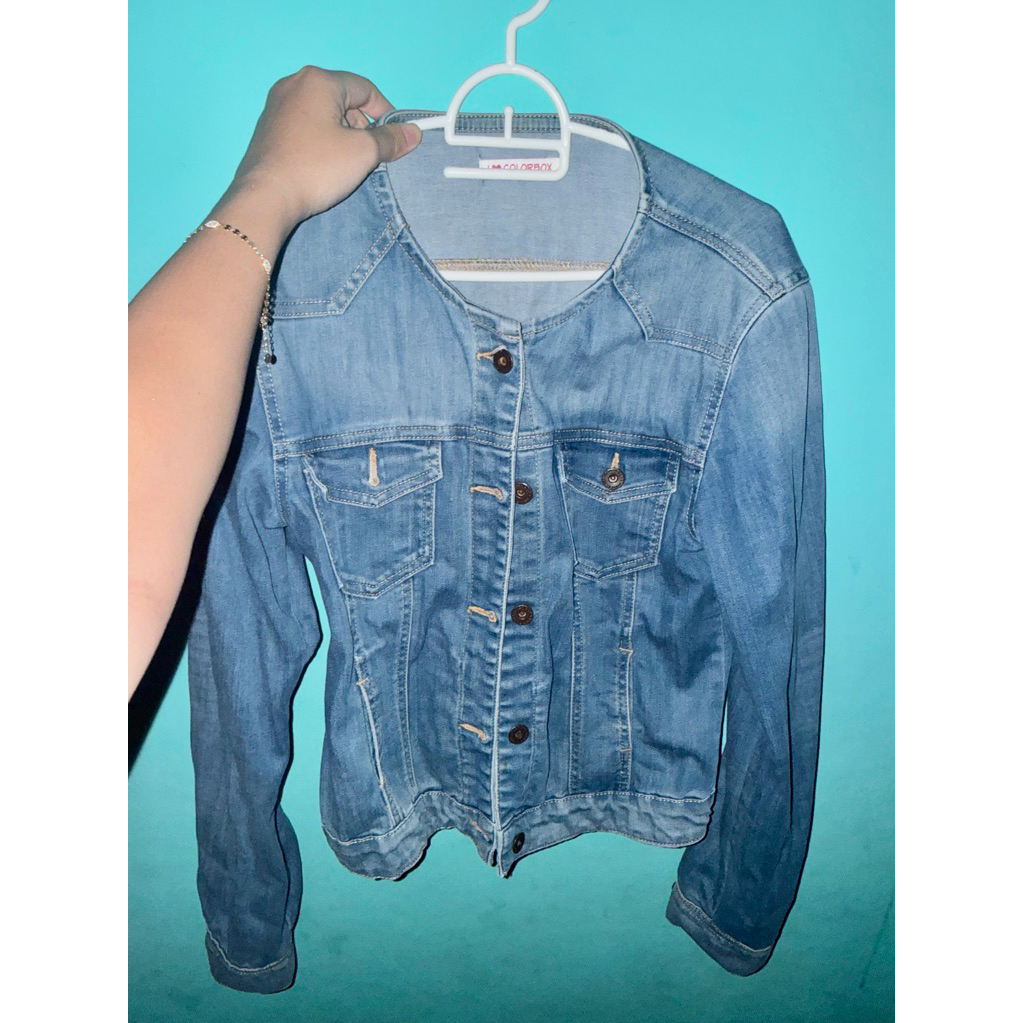 jaket denim colorbox