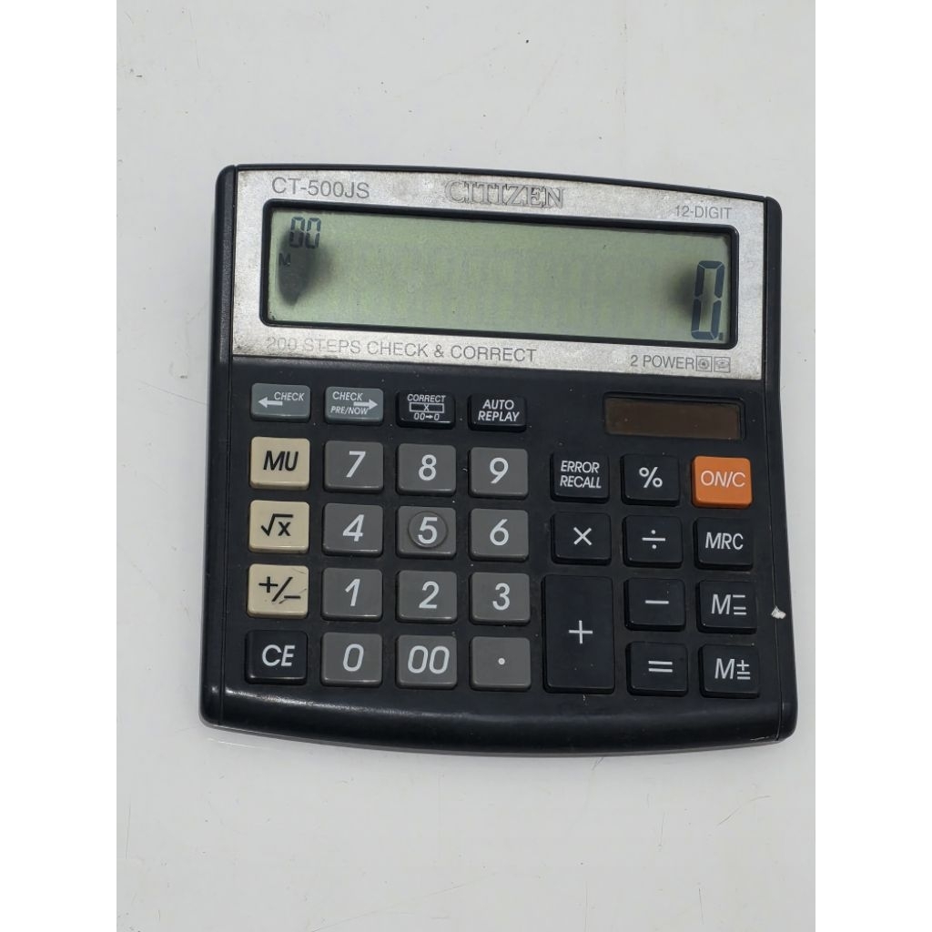 Kalkulator Calculator Citizen CT 500JS Black 12 digit