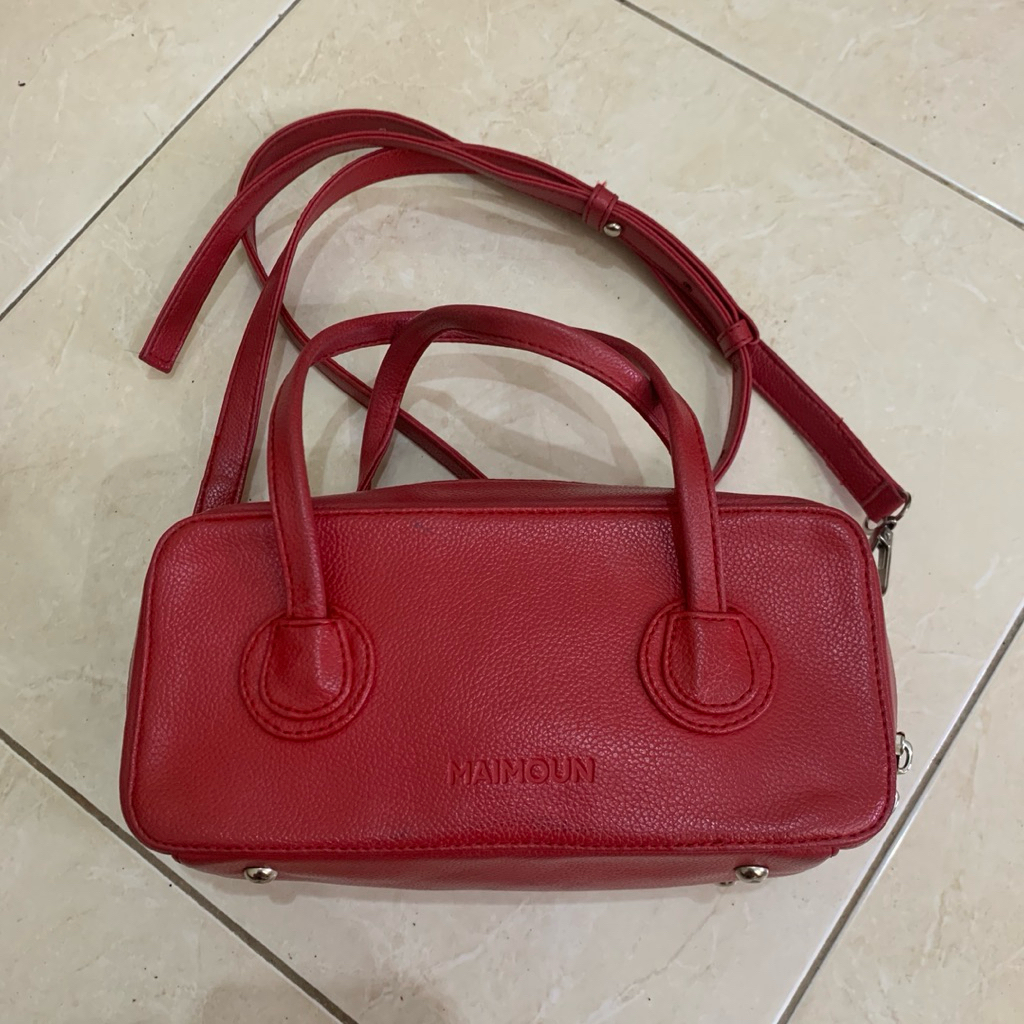 MAIMOUN EMBERLY BAG MAROON