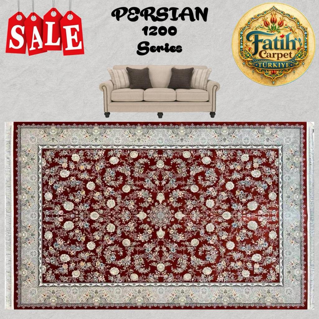 Karpet Premium Klasik impor Iran Reeds 1200 - PARIA LIGHTRED