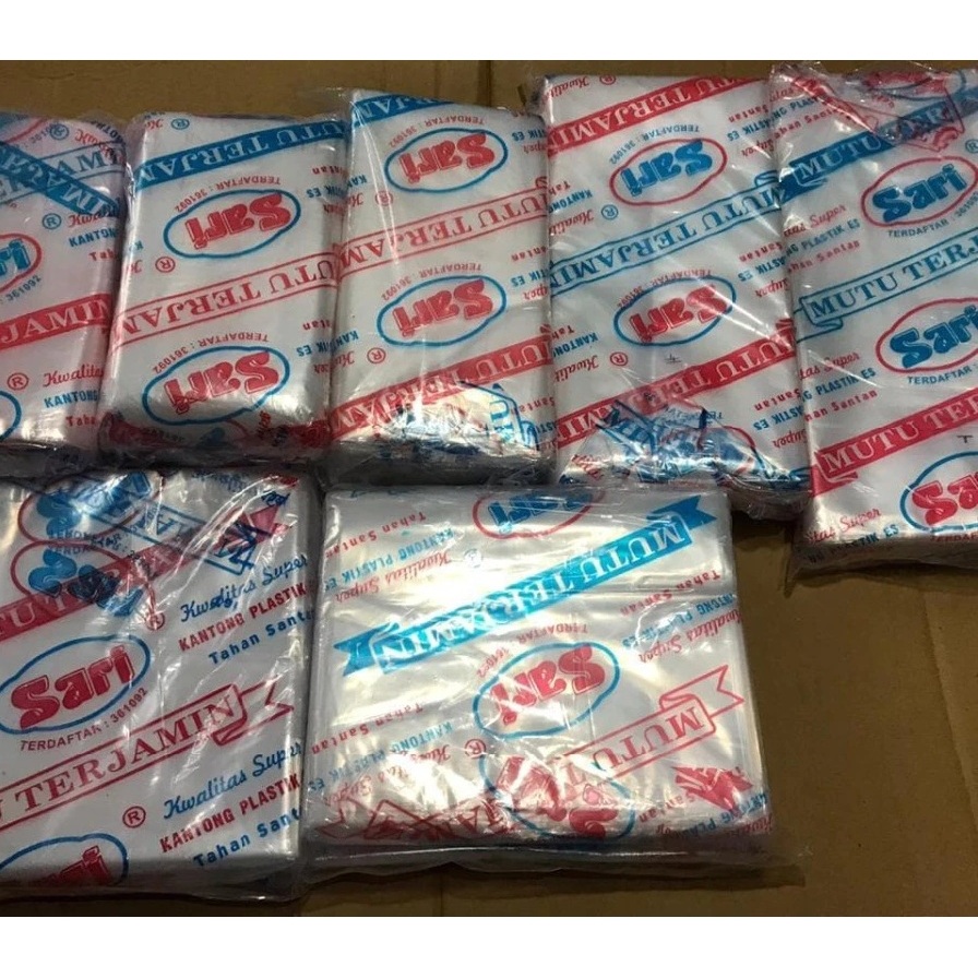 Plastik PE Sari 8x13 Kantongan 100gram