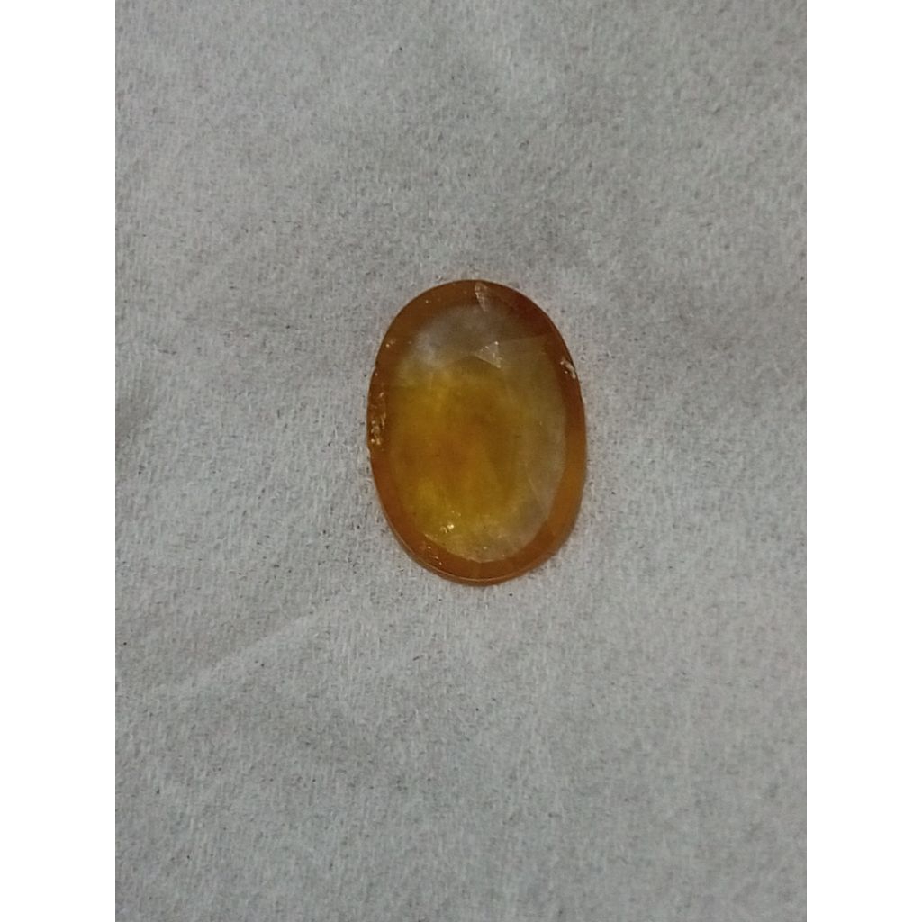 NATURAL YELLOW SAPPHIRE AFRIKA SAFIR KUNING YAKUT GF/HF
