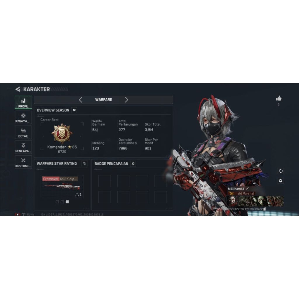 Akun Delta Force Garena