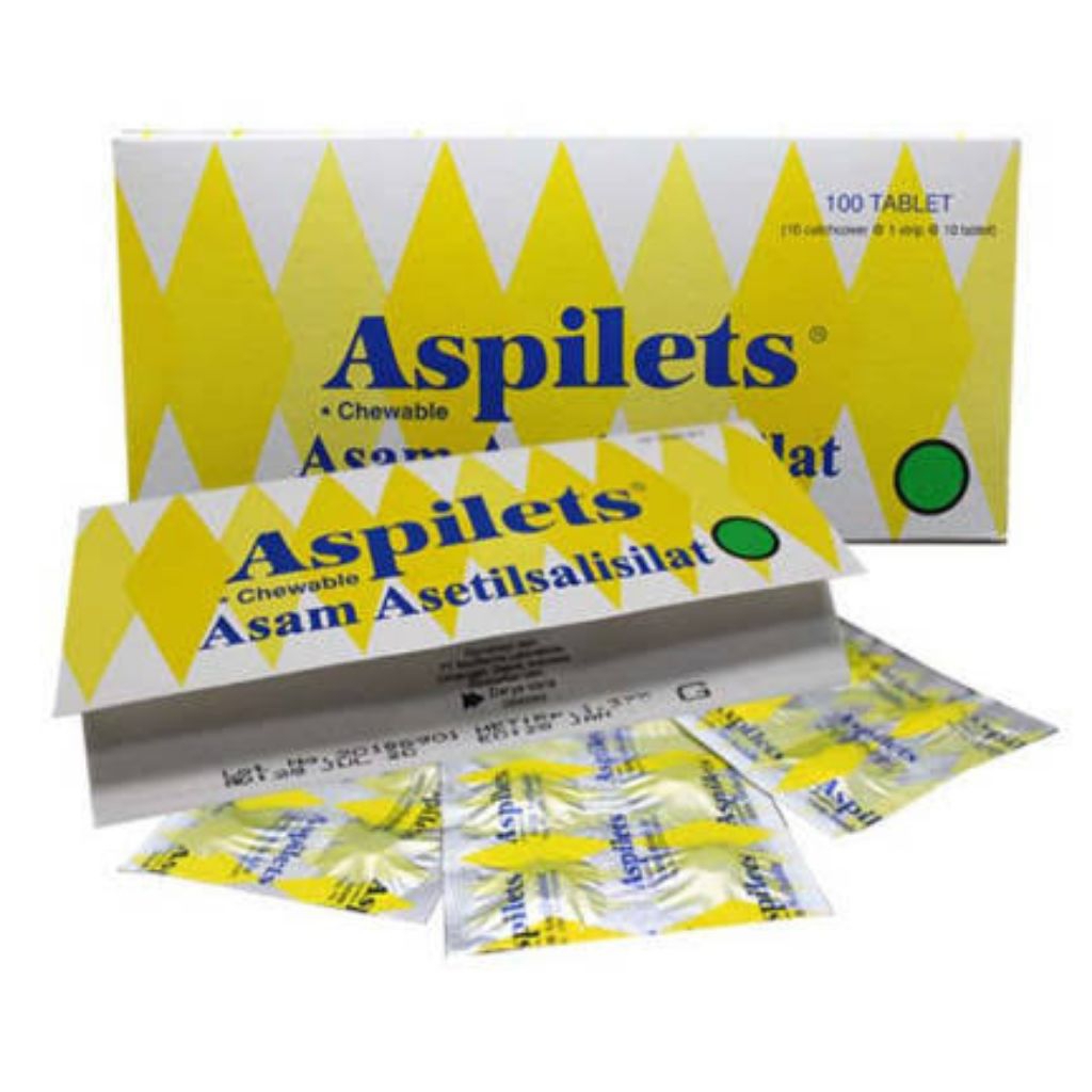 Aspilet 80 mg - Asam Asetilsalicylic