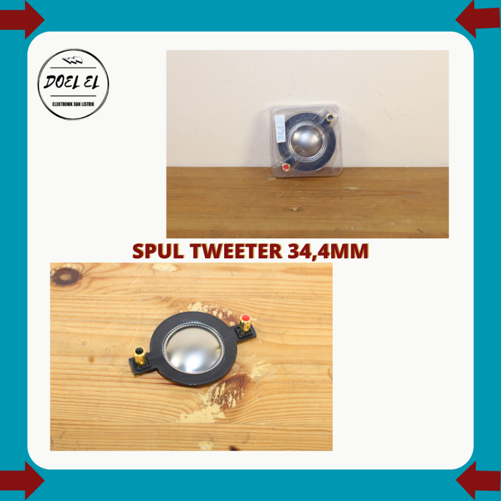 SPUL SPOOL TWEETER 34,4MM VOICE COIL SPOOL TWEETER SPUL TWEETER