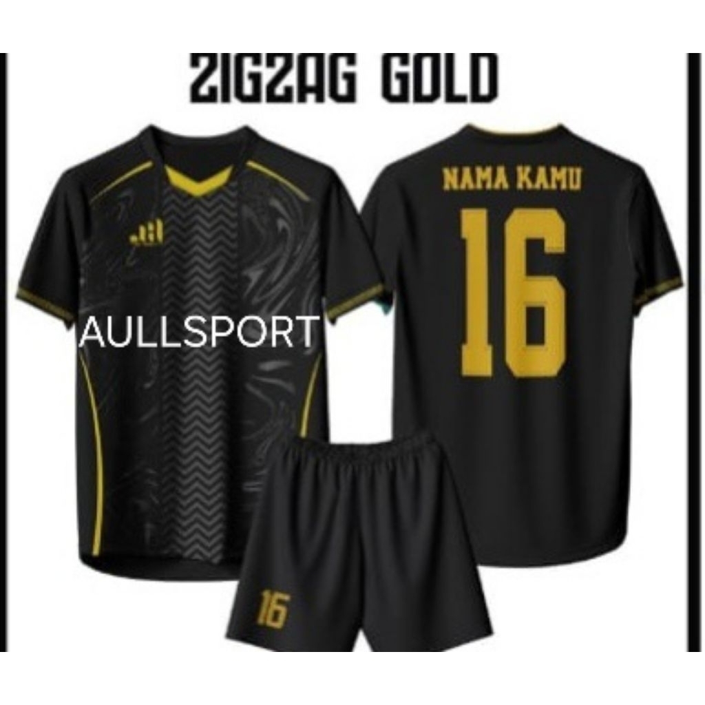 JERSEY BOLA&FUTSAL SATU SET MOTIF SABLON