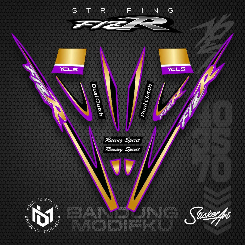 STRIPING VARIASI YAMAHA F1ZR / KRS 19 / STICKER LIST MOTOR F1 ZR / POLET STIKER VARIASI YAMAHA F1ZR