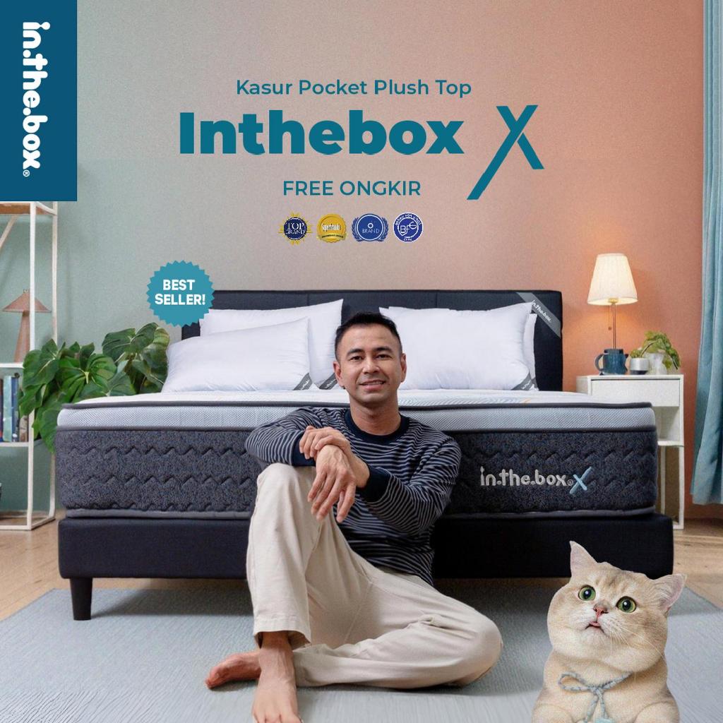 In The Box Central / Kasur Springbed Raffi Ahmad / In The Box X - Bonus 1 Bantal untuk ukuran 90, 10