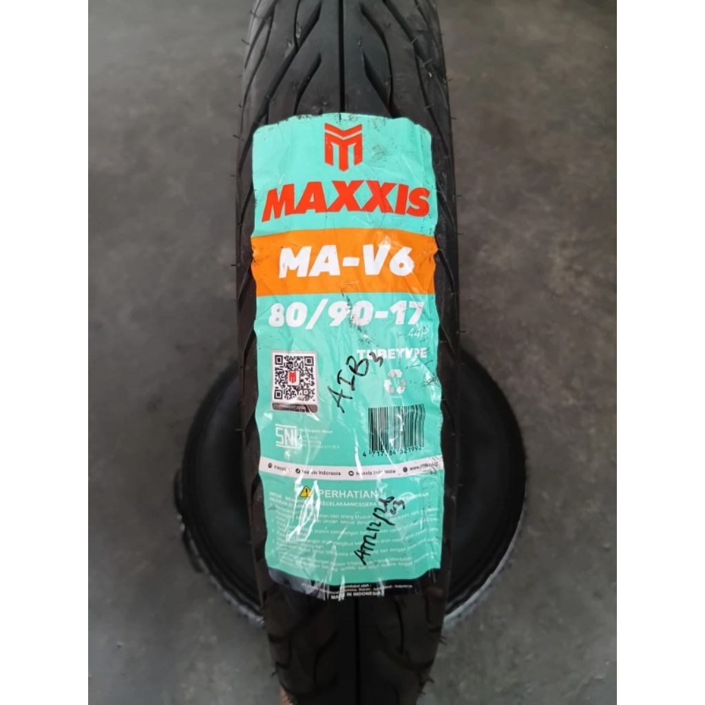 BAN MAXXIS MAV6 80/90-17 NON TUBELESS SUPRA X 125 JUPITER FIZ R