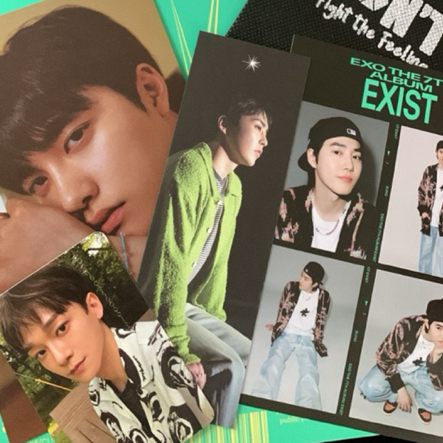 Pc Chen EXO Photomatic Suho EXO Bookmark Xiumin EXO Post Card D.O. EXO Album EXIST Official
