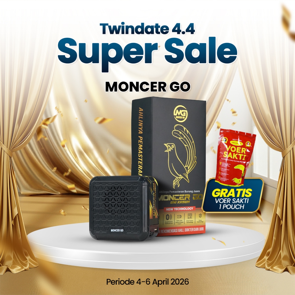 Moncer Go Speaker Pemasteran Burung Juara Terlengkap Isi Suara Burung Profesional