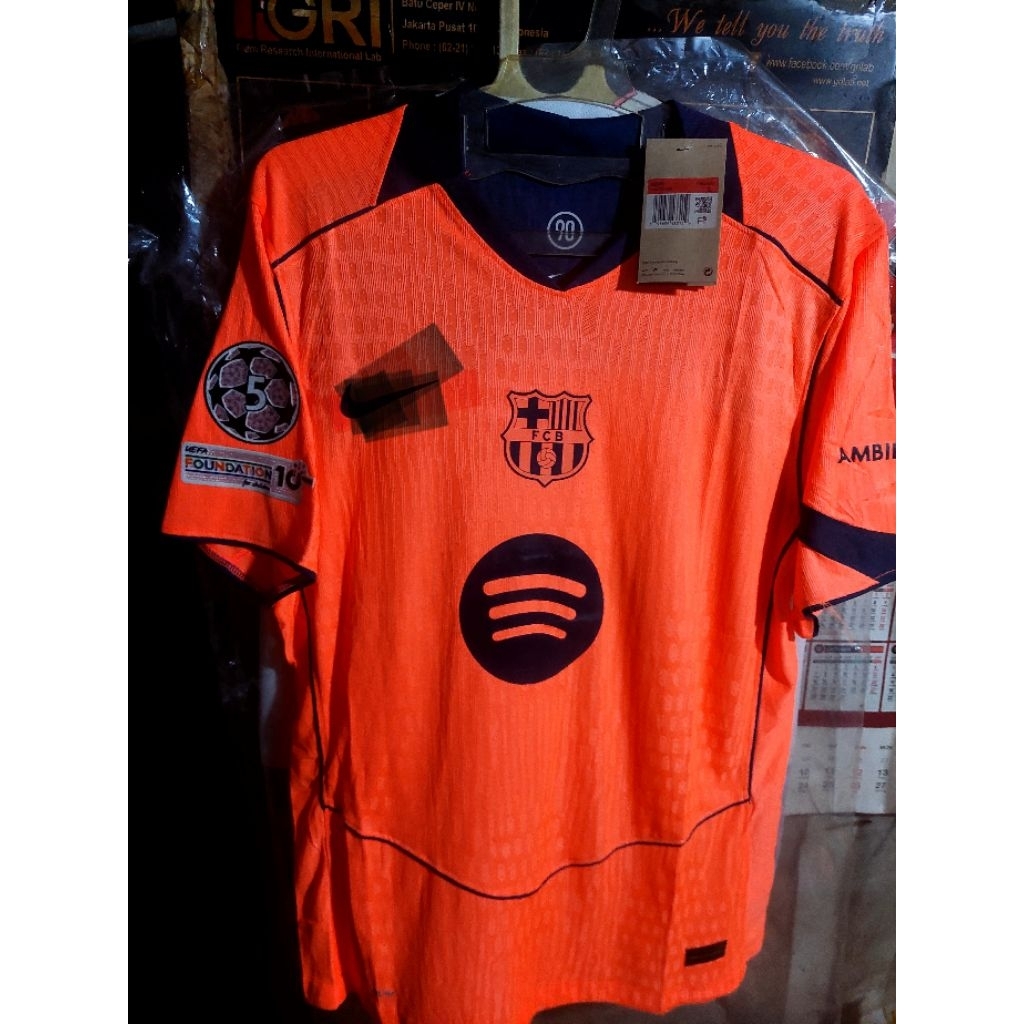 Jersey barca away player issue 25/26