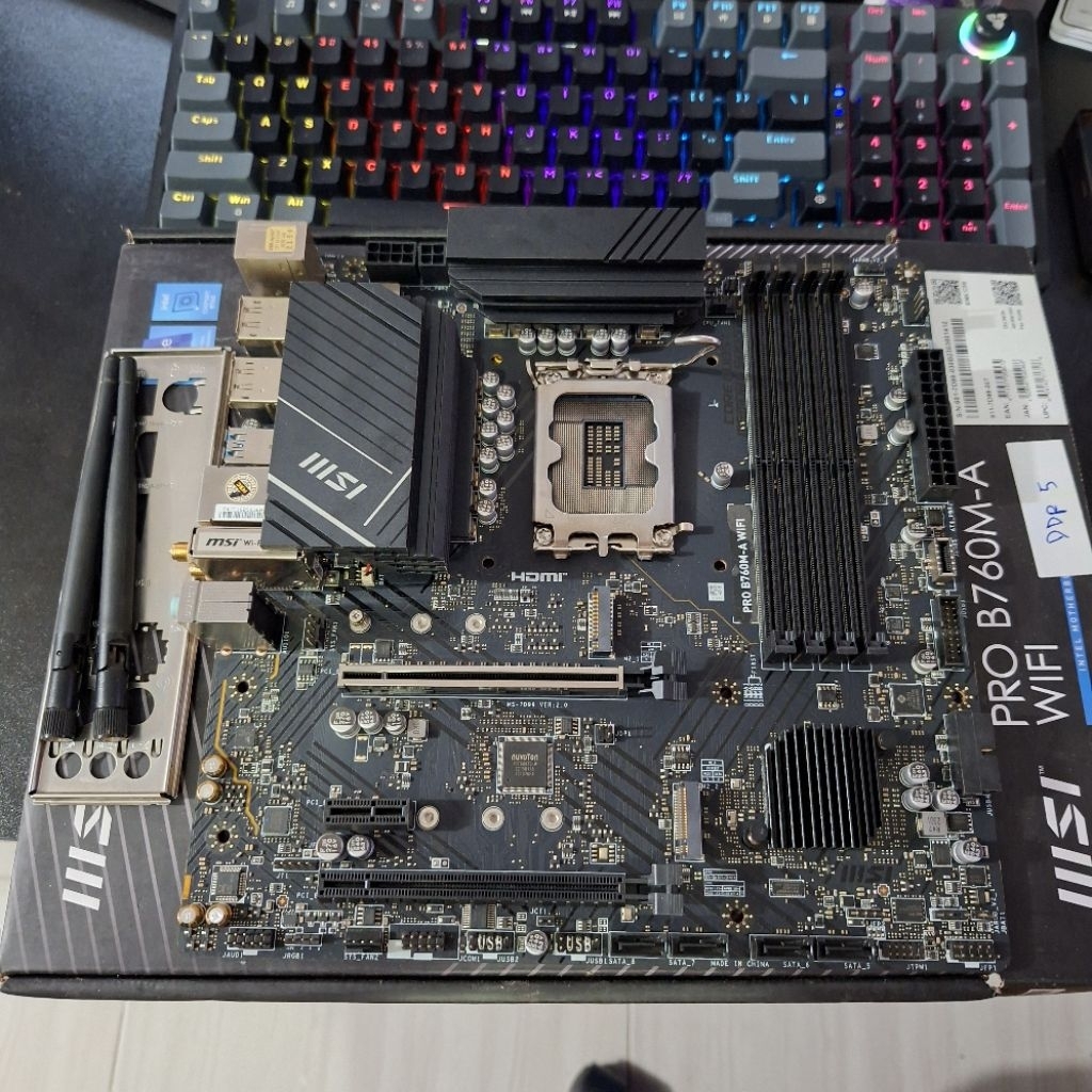 SECOND  MOBO MSI PRO B760M-A WIFI DDR5