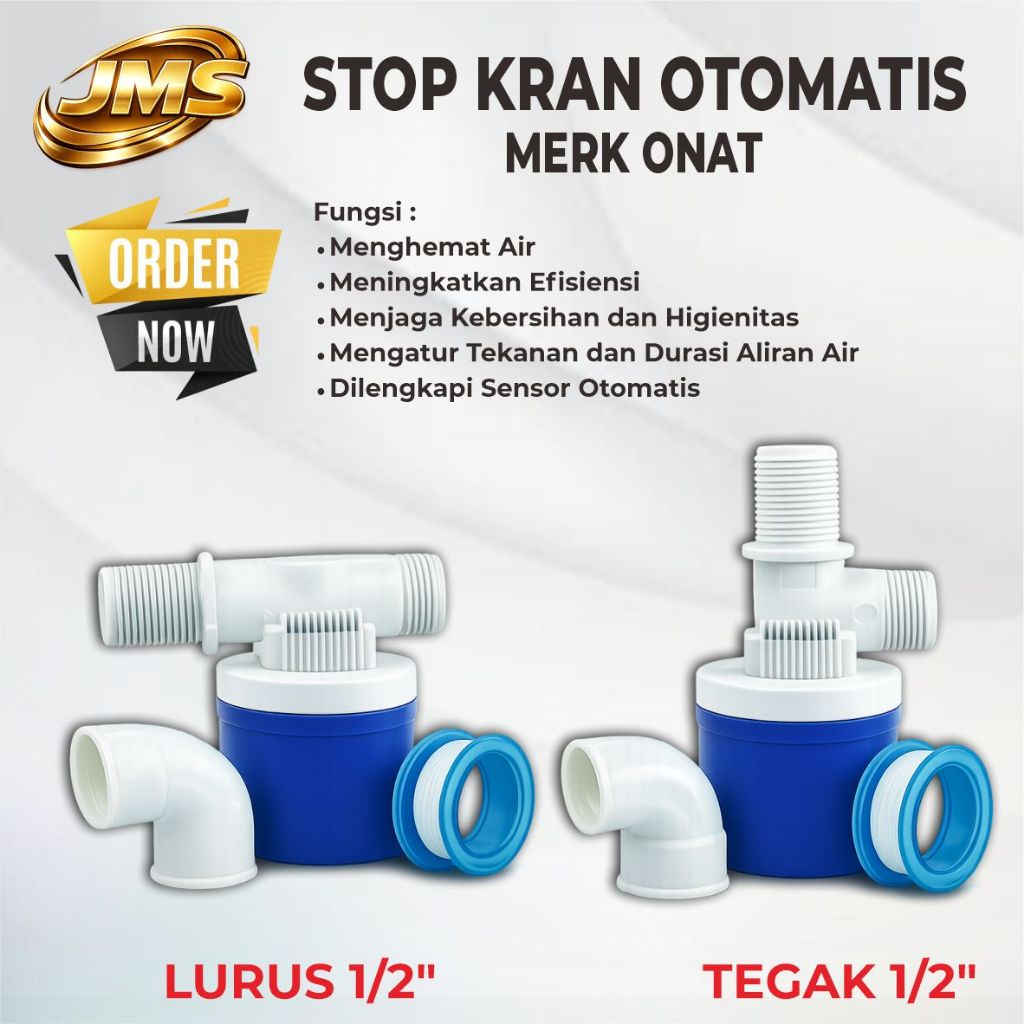Stop Kran Otomatis Merk Onat / Onat Stop Kran Otomatis / Stop Kran Otomatis Model Tegak Atau Lurus /