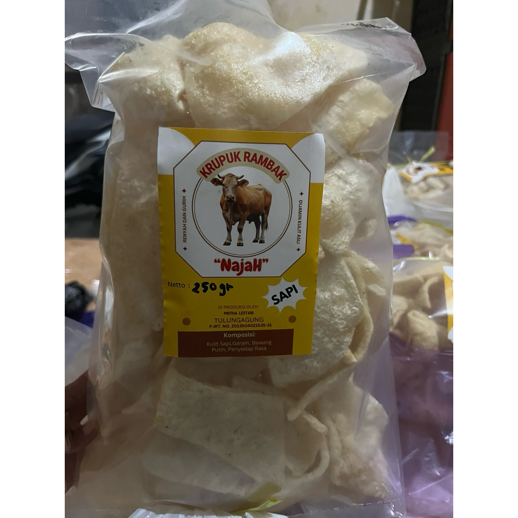 Kerupuk kulit sapi Asli Tulungagung