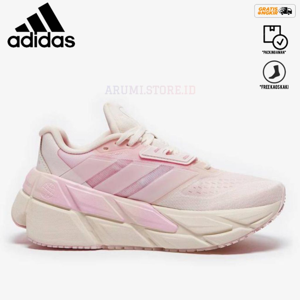Sepatu Lari Wanita Adidas Adistar Pink Running Shoes