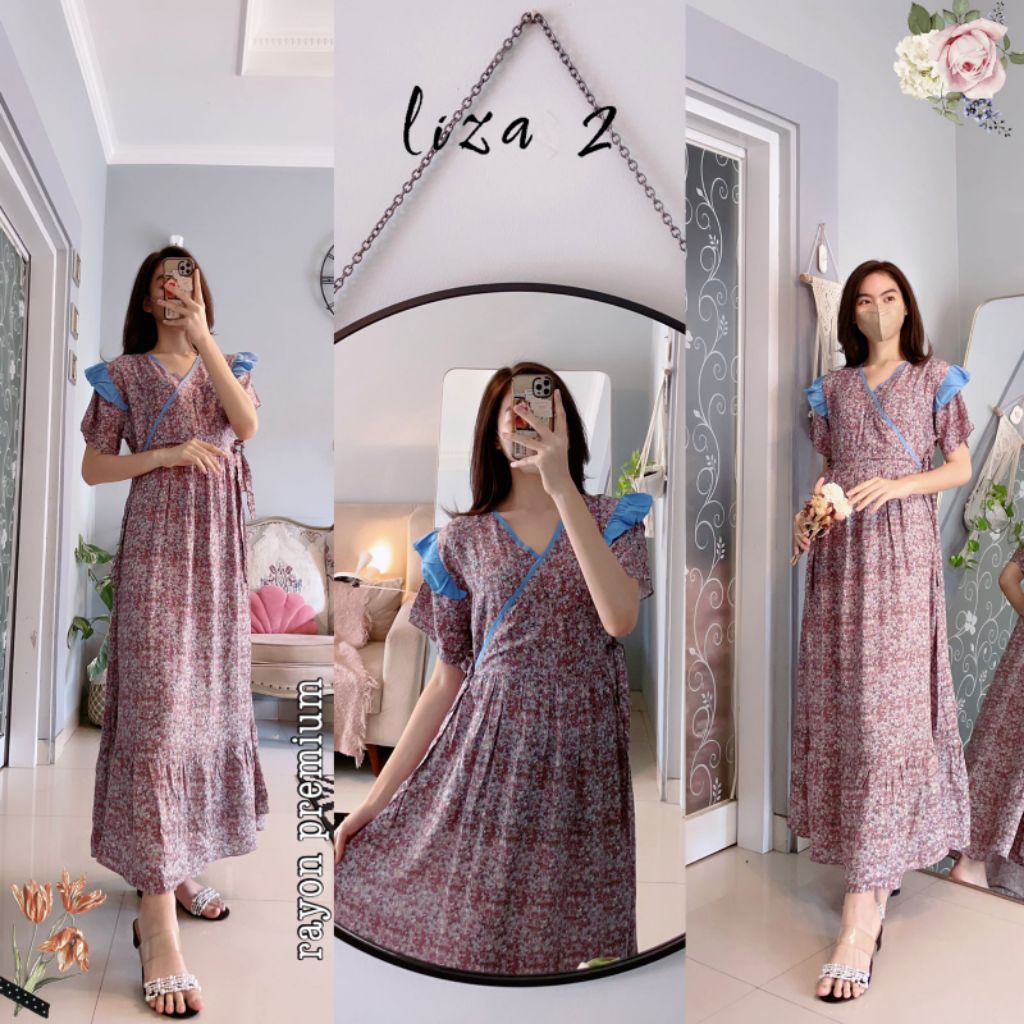 aisyahproduk | LIZA by Fairuz - Daster arab Bandung - Daster rayon premium - Daster Cantik - Homedre