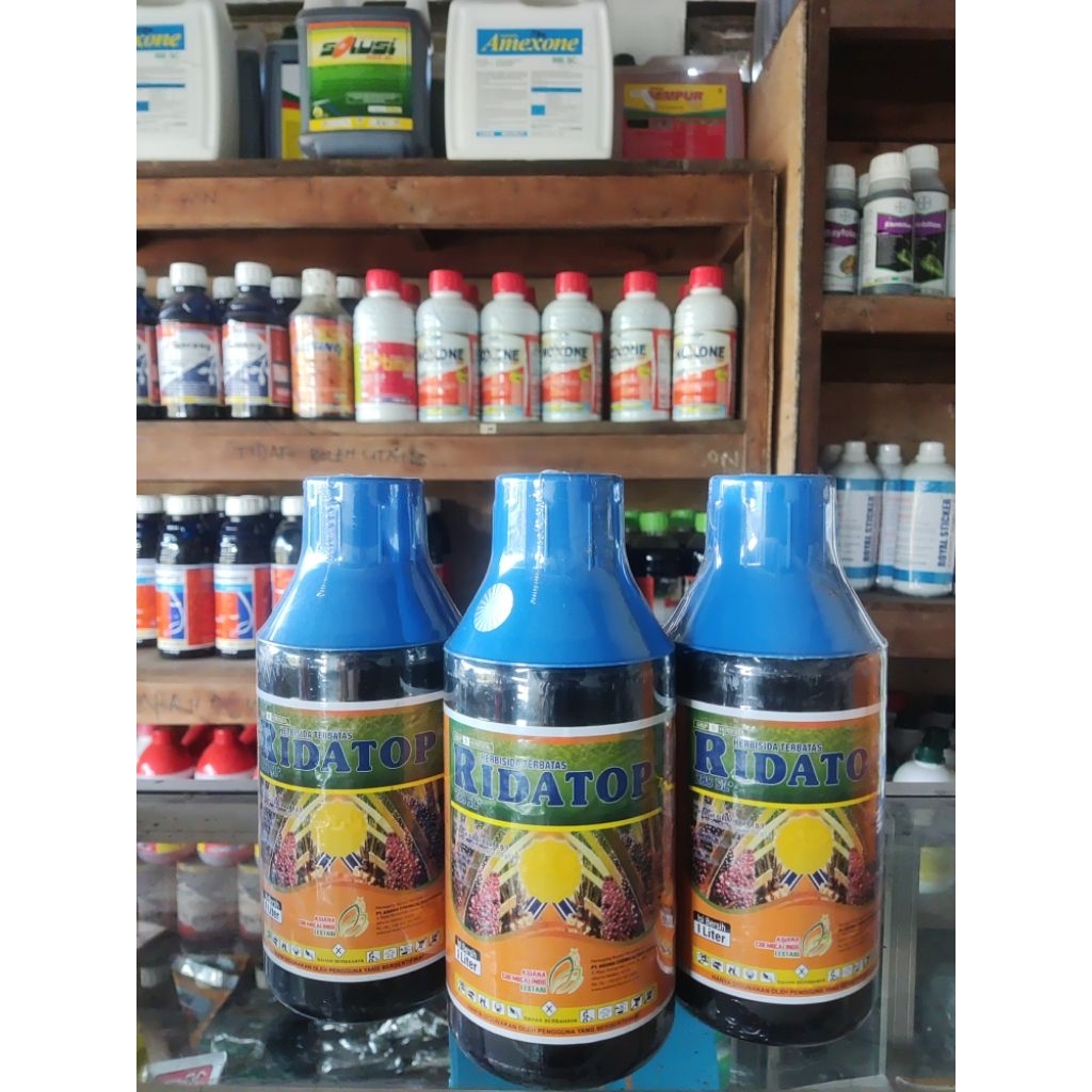 RIDATOP 288SL 1liter Herbisida Terbatas - Parakuat diklorida 288g/l