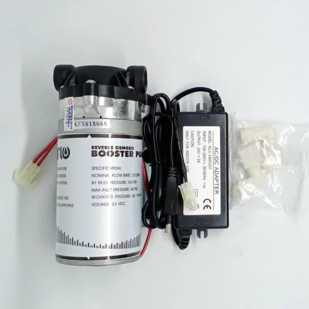 Booster Pump KEMFLO untuk 400 gpd membrane Complete Adaptor