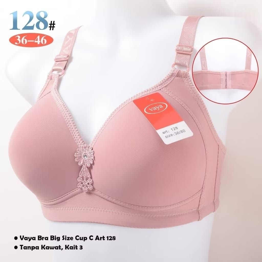 B25 bh/bra vaya jumbo code 128 cup c besar kait 3 ukuran 46