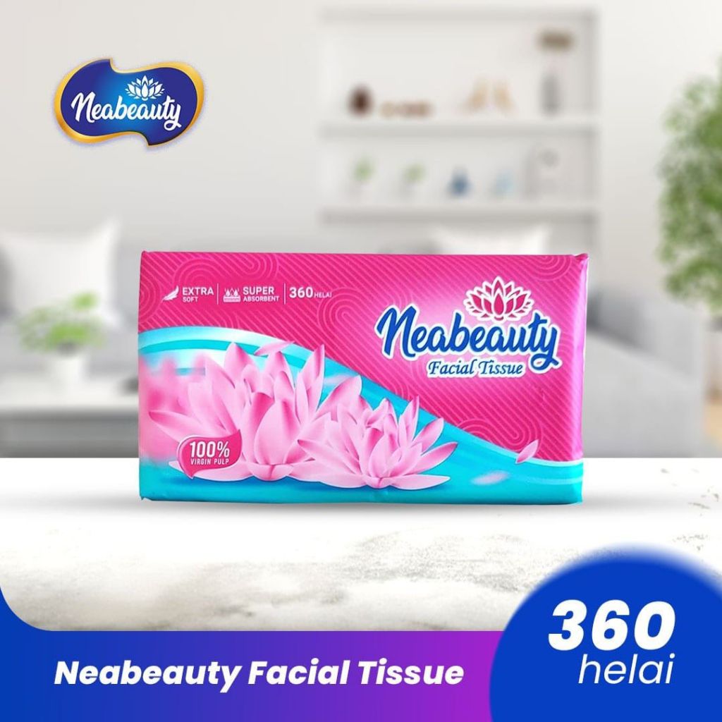 Tisu wajah facial nea beauty 360 lembar