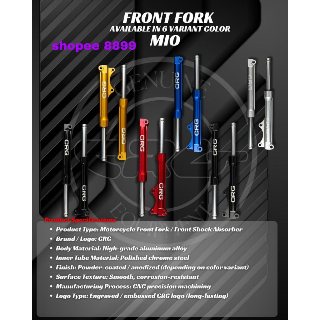 Bottom shock CRG Depan motor Mio / Mio soul / Mio j / Mio m3