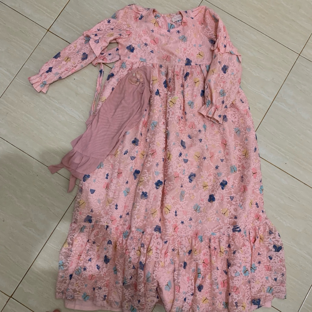 Gmis Anak / Gamis Happy Princess Hijab /Preloved