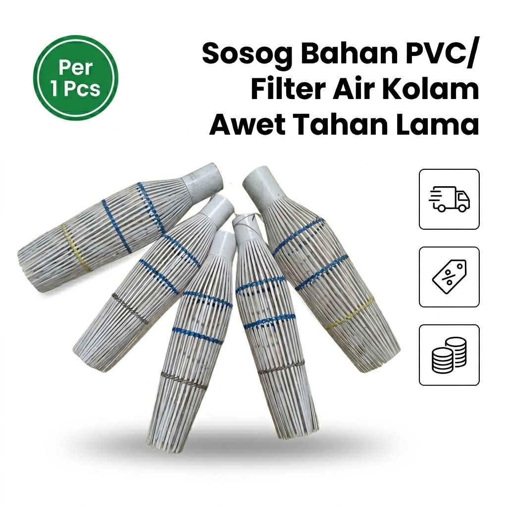Bubu Sosog Perangkap Ikan Modern Dari PVC/Pralon SOSOG Kolam/Sosog PVC Pengganti Sosog Bambu Tahan L