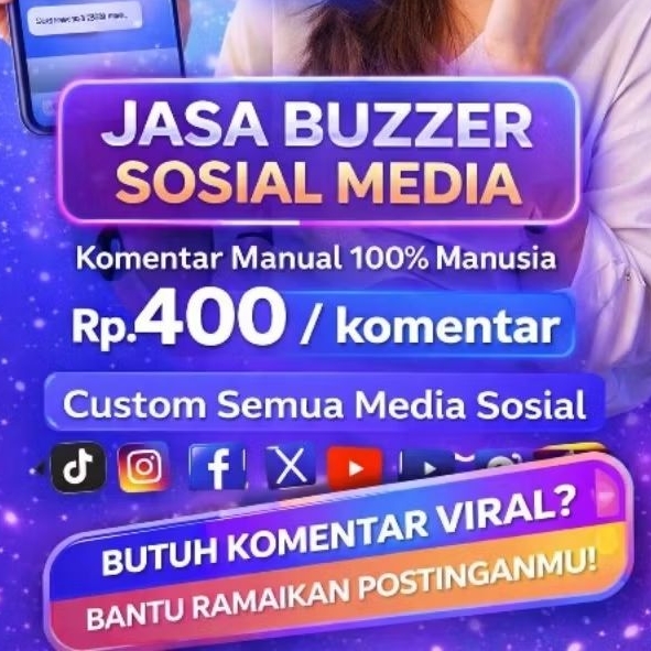 JASA KOMEN INSTAGRAM KOMEN TIKTOK KOMEN FACEBOOK KOMENTAR TIKTOK KOMENTAR INSTAGRAM FACEBOOK TWITTER