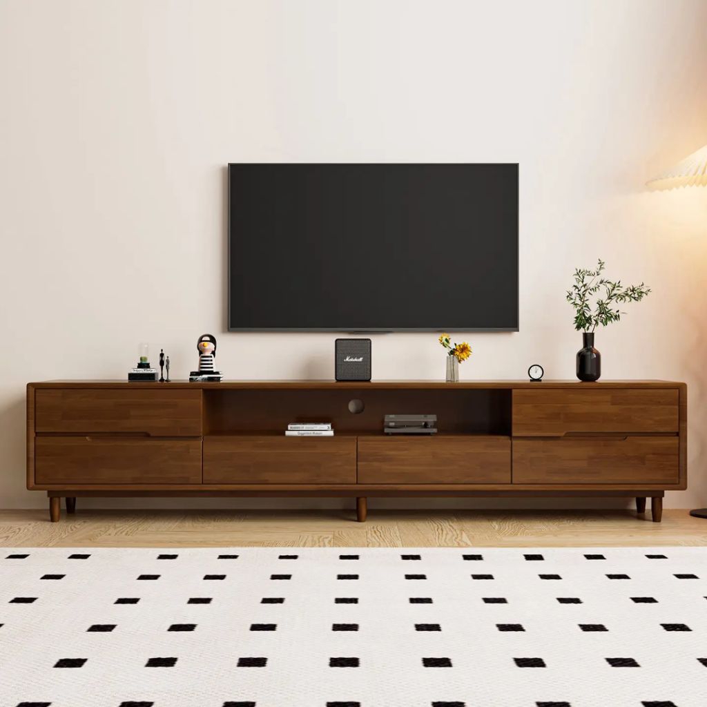 meja tv minimalis modern buffet tv minimalis rak tv kayu jati minimalis meja tv estetik modern cabin