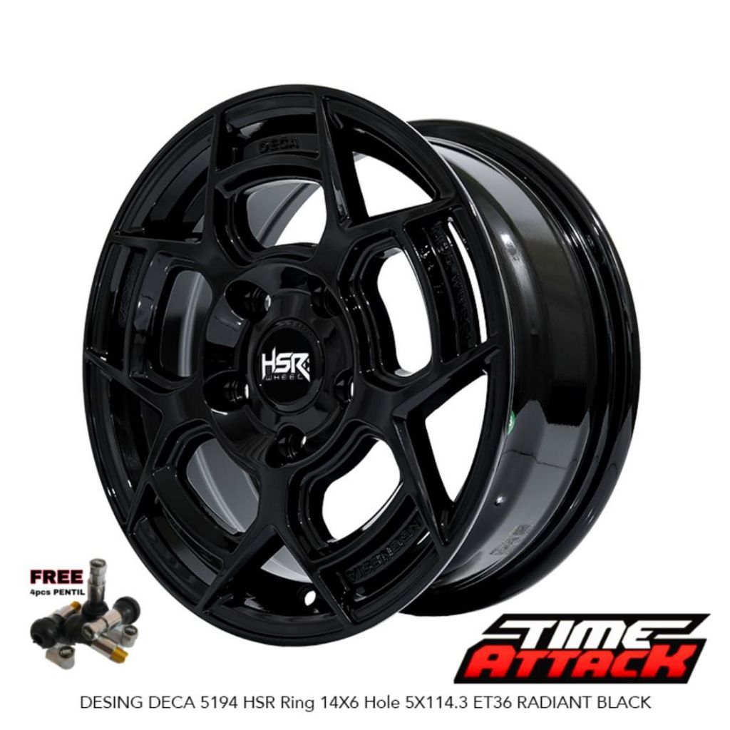 Velg Mobil GrandMax L300 R14 HSR WHEEL DESING DECA Velg Mobil Ring 14