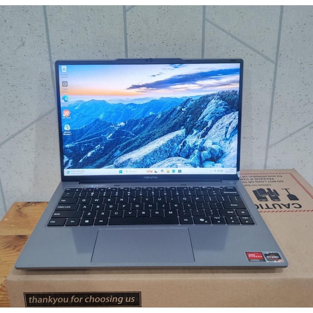 Laptop Advan Soulmate 1405, Ryzen 5 - 3500U, Ram8Gb Ssd256Gb, Normal