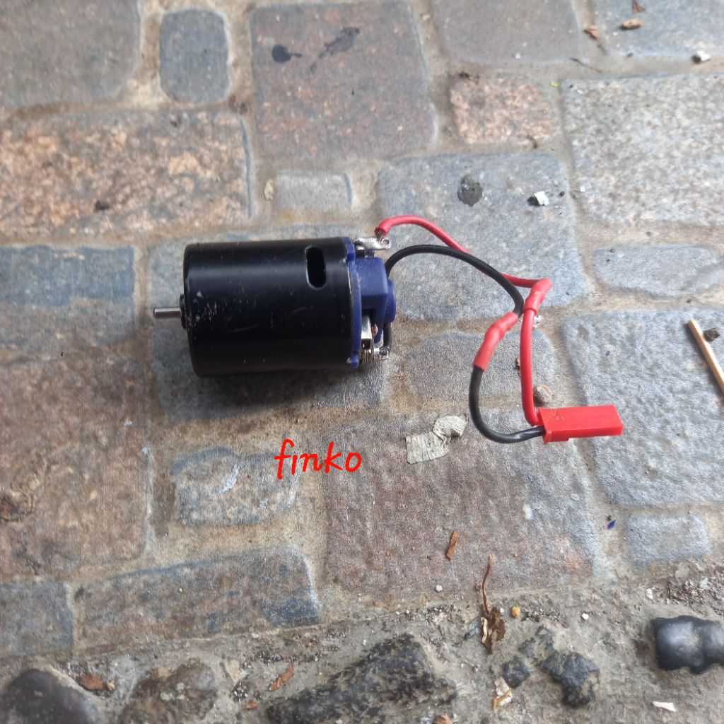 rc car motor/dinamo brushed 370 utk gearbox metal single speed wpl mn