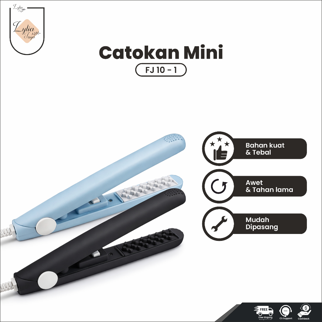 Catokan Mini Pelurus Rambut Mini FJ-10