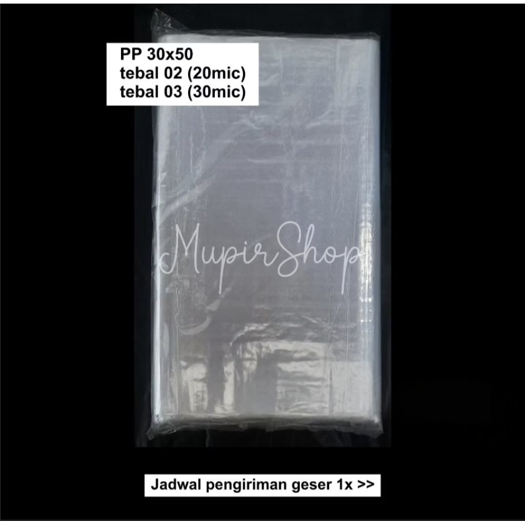 Plastik PP 30x50 / Plastik Laundry 30x50 / Plastik Londry / Plastik Packing