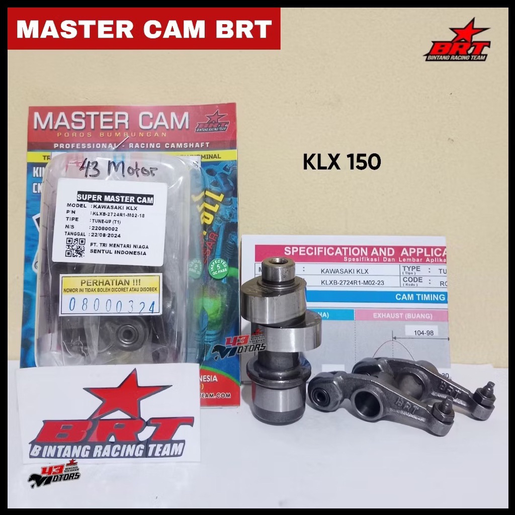 MASTER CAM NOKEN AS BRT KLX 150 | NOKEN AS BRT