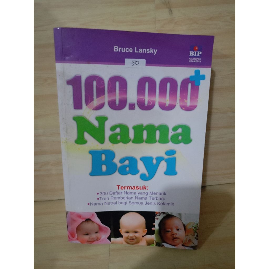 Buku bekas : 100.000+ Nama Bayi by Bruce Lansky