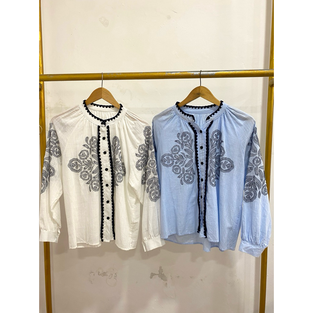 SIENNA BLOUSE BORDIR