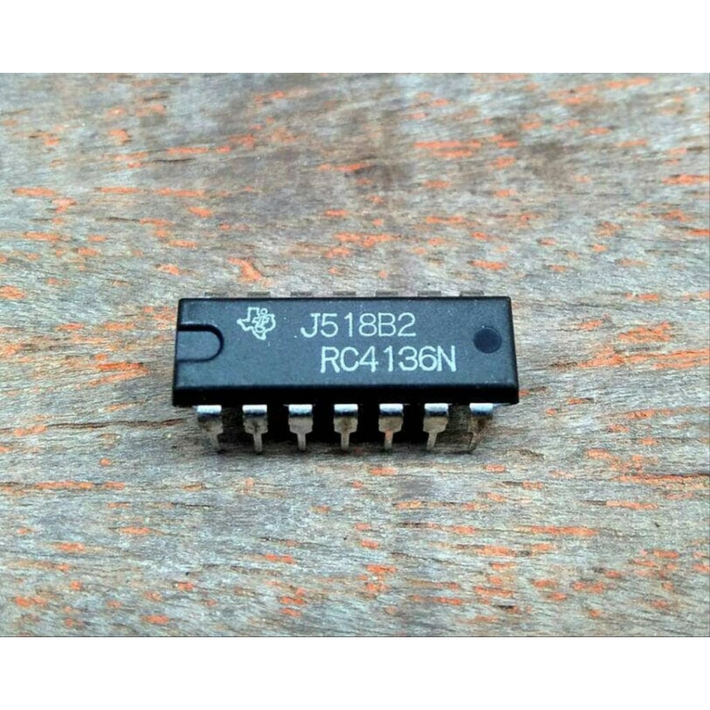 ic quad opamp RC4136N texas Instruments japan