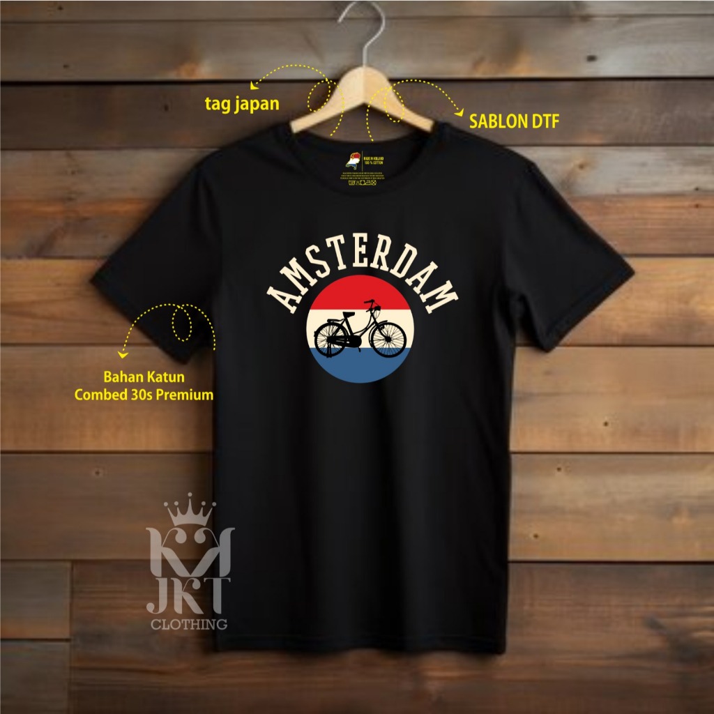 KAOS Oleh oleh Belanda Amsterdam Baju Suvenir Amsterdam Belanda 1