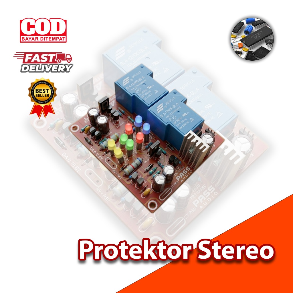 Speaker Protektor Stereo Original Kualitas Premium / KIT SPEAKER PROTECTOR STEREO