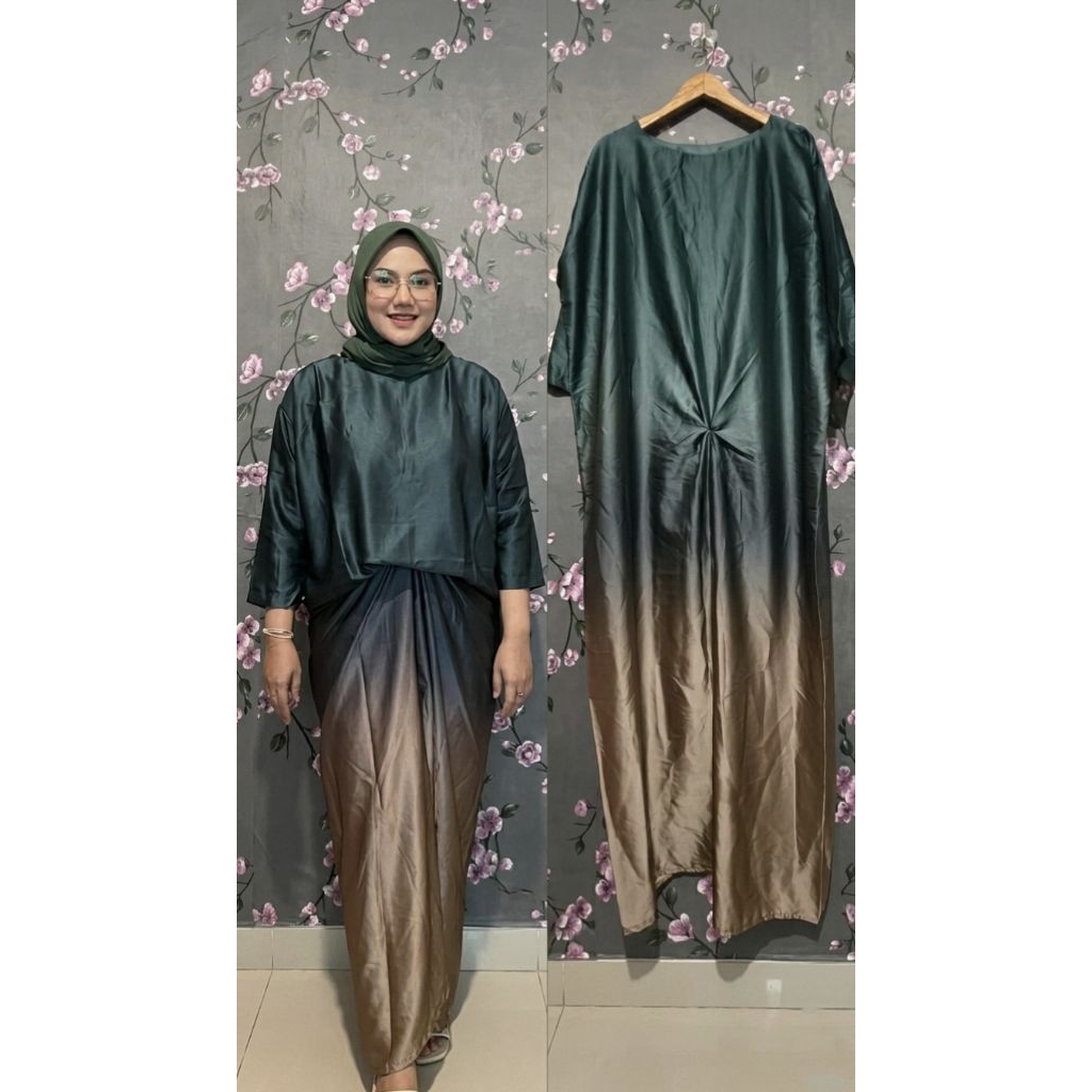 gamis satin silk premium