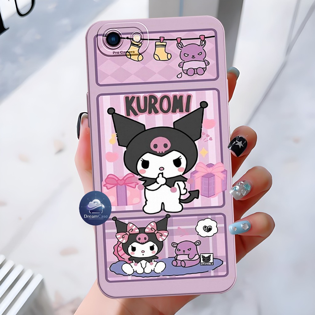 Vivo Y65 / Y66 / Y67/ Y69 - Pro Camera Softcase Macaron Motif Karakter - Case Pelindung Kamera - ALL