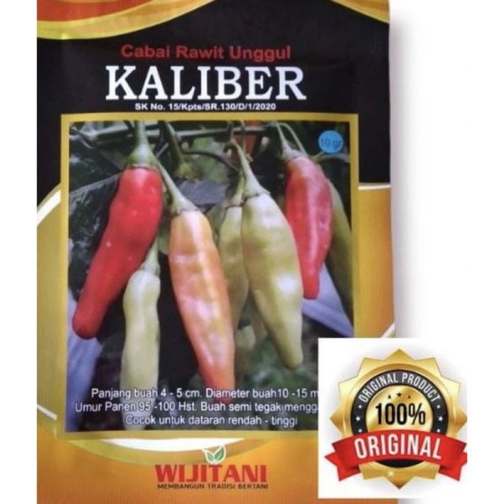 2,5 Gram Benih Cabe Rawit Kaliber Repack Original