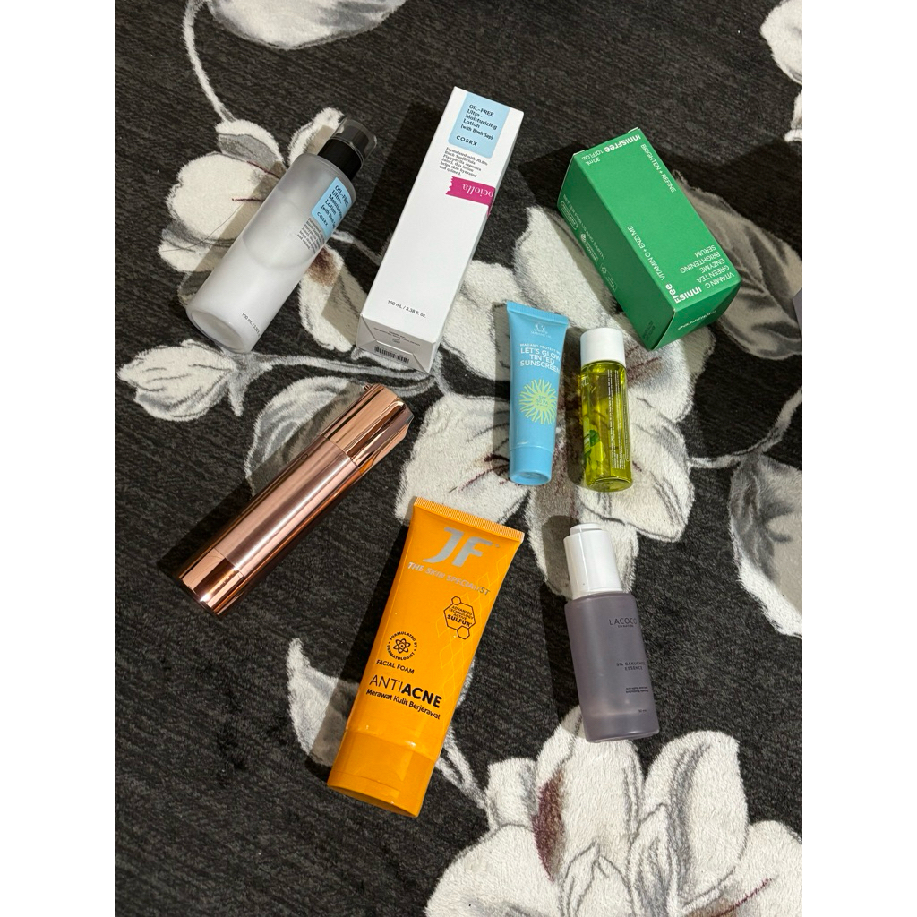 preloved skincare (cosrx moist, npuretoner, lacoco, dll)