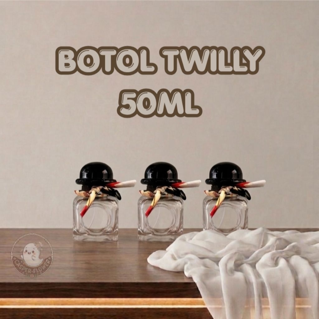 BOTOL PARFUM TWL 50ML | BOTOL PARFUM KOSONG | DRAT