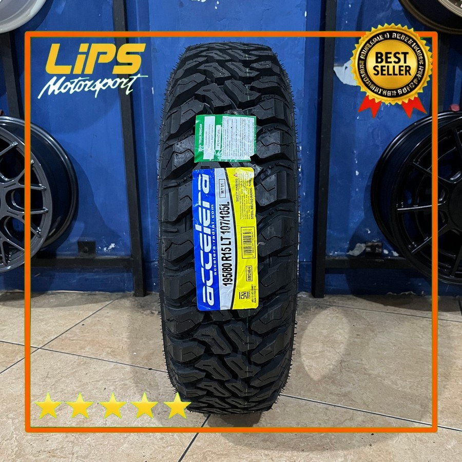 Ban Mobil Merek Accelera Mt01 Ukuran 195 80 R15 Tubles