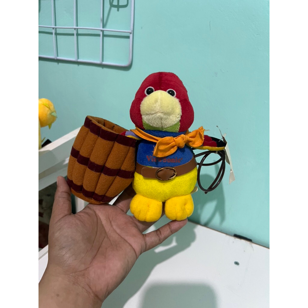 Boneka burung bawa gentong boneka burung lucu burung unik